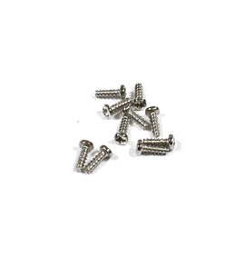 Rage R/C - M2 x 8mm Flanged Round Head Self-Tapping Phillips Screws (10): Mini-Q - Hobby Recreation Products