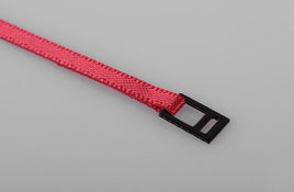 RC4WD - 1/10 Scale Red Tie Down Strap with Metal Latch - Hobby Recreation Products