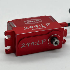 Reef's RC - 299LP Special Edition Red High Speed High Torque Low Profile Brushless Servo .0.57/313 @8.4V - Hobby Recreation Products