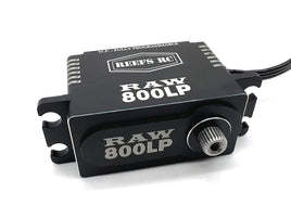 Reef's RC - RAW 800 LP Black Servo, Programmable - Hobby Recreation Products