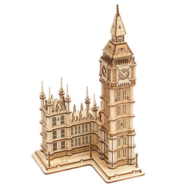 Robotime - Classic 3D Wood Puzzles; Big Ben - Hobby Recreation Products