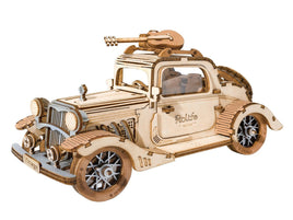 Robotime - Classic 3D Wood Puzzles; Vintage Car - Hobby Recreation Products