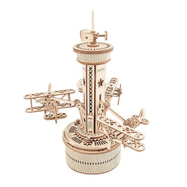 Robotime - Mechanical Music Box; Air Control Tower - Hobby Recreation Products