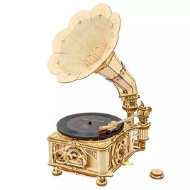 Robotime - Mechanical Wood Models; Classical Gramophone - Hobby Recreation Products