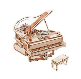 Robotime - ROKR Magic Piano Mechanical Music Box 3D Wooden Puzzle - Hobby Recreation Products