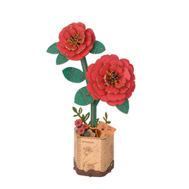 Robotime - ROWOOD Red Camelia - Hobby Recreation Products
