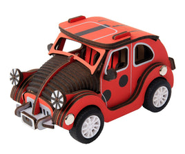 Robotime - Vehicle Kits for Kids; Ladybug Car - Hobby Recreation Products