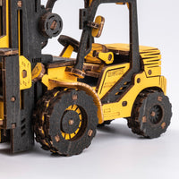 Robotime - Engineering Vehicle 3D Wood Puzzle; Forklift