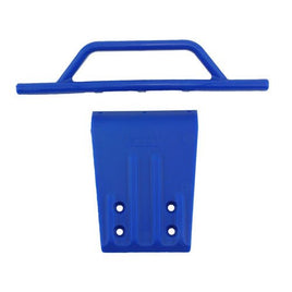 RPM R/C Products - BLUE FRONT BUMPER & SKID PLATE FOR SLASH, NITRO SLASH - Hobby Recreation Products