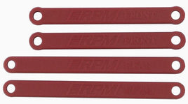 RPM R/C Products - TRAXXAS HEAVY DUTY CAMBER LINKS-RED - Hobby Recreation Products