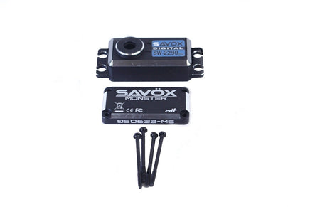 Savox - Top & Bottom Servo Case Set w/ 4 Screws, for SW2290SG-BE - Hobby Recreation Products