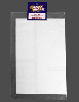 Spaz Stix - 0.030 CLEAR POLY SHEET 8X12" - Hobby Recreation Products
