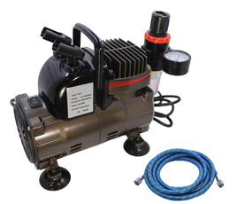Spaz Stix - Air Compressor for Airbrushing, with Hose and Regulator - Hobby Recreation Products