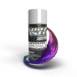 Spaz Stix - Color Change Aerosol Paint, Orange/Purple/Teal, 3.5oz Can - Hobby Recreation Products