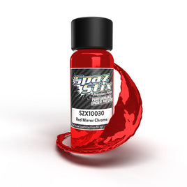 Spaz Stix - Red Mirror Chrome Airbrush Ready Paint, 2oz Bottle - Hobby Recreation Products