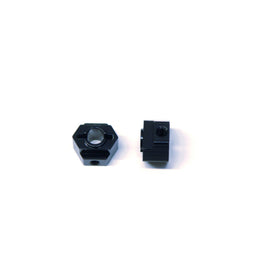 ST Racing Concepts - Aluminum Rear Hex Adapters, Black, for Associated DR10, 1 pair - Hobby Recreation Products