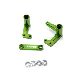 ST Racing Concepts - ALUMINUM STEERING BELLCRANK SYSTEM W/ BEARINGS (GREEN) - Hobby Recreation Products