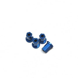 ST Racing Concepts - Blue Replacement CNC Machined Aluminum 17mm Hex Lock-Nut (4pcs) - Hobby Recreation Products