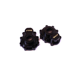 ST Racing Concepts - Brass Outer Portal Drive Housing, Black, CNC Machined, for Traxxas TRX-4, (1 pair) - Hobby Recreation Products