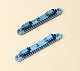 ST Racing Concepts - CNC Machined Aluminum Blue Rear Toe-In Suspension Block Combo Set for DR10 - Hobby Recreation Products