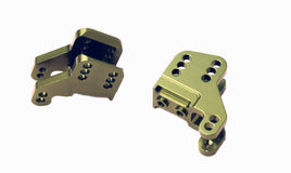 ST Racing Concepts - CNC Machined Aluminum Lower Shock Mount, Axial RR10Bomber/Wraith, Green - Hobby Recreation Products