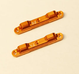 ST Racing Concepts - CNC Machined Aluminum Orange Rear Toe-In Suspension Combo Set for DR10 - Hobby Recreation Products