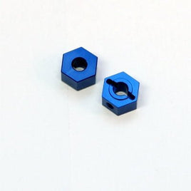 ST Racing Concepts - CNC Machined Aluminum Rear Hex Adapters, (1 pair), for Losi XXX-SCT, Blue - Hobby Recreation Products