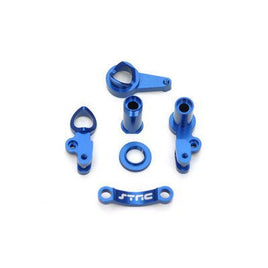 ST Racing Concepts - HD ALUM STEERING BELLCRANK SET FOR SLASH 4X4 (BLUE ) - Hobby Recreation Products