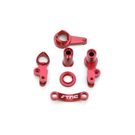 ST Racing Concepts - HD ALUM STEERING BELLCRANK SET FOR SLASH 4X4 (RED) - Hobby Recreation Products