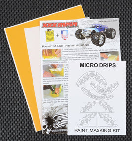 XXX Main Racing - Micro Drips Paint Mask - Hobby Recreation Products