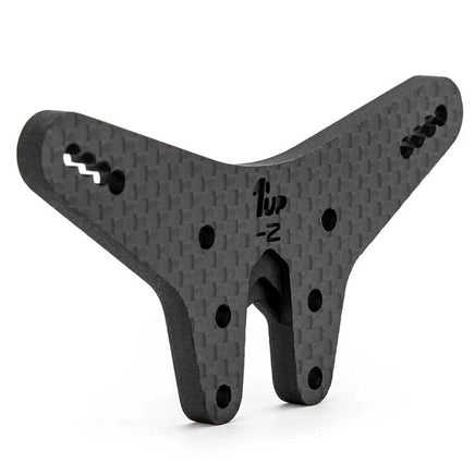 1UP Racing - CF1 - 2mm Rear Shock Tower, AE RC10B7 - Hobby Recreation Products