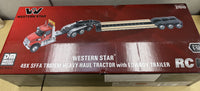 1/16 Scale Western Star 49X SFFA Tridem Axle Heavy Haul Tractor with Trailer