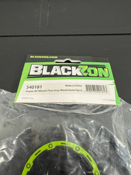 BZN540181 Smyter MT Wheels/Tires Assembled Open package, tires are unused