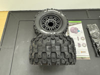 LOULT3326X MFT STUphill Sport 1/8 Stadium Truck Tire Open package Missing Screws