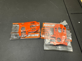 HPI101674 x2 Open Bag labeled wrong Motor Mount, Trophy Flux Series (Orange)