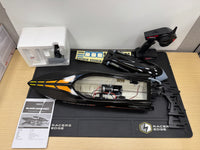 RGRB1400 Rage Black Marlin EX Brushed Boat. Motor does not work no battery.