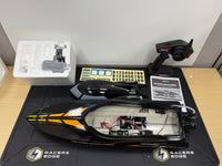 RGRB1400 Rage Black Marlin EX Brushed Boat. Open box Not used