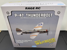 RGRA1307 P-47 Thunderbolt Micro RTF Airplane Open package, and Fixed