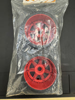 PHBPHT5102R 1/8 Gripper 54/100 Belted Mounted Tires 17mm Red Wheels Light Use