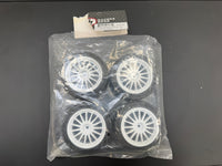 RCE3481W 1/10 HPI Rally Off-Road WR8 Flower Line White Wheels Open Bag New