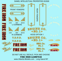 Atlantis Models - 1:24 Tom Daniel - Fire Iron Old Time Fire Engine Show Rod