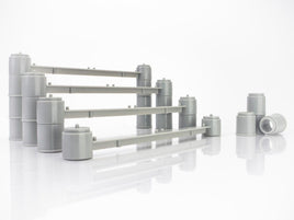 AFX Racing - 4 Lane Bridge Support, 4 pack - Hobby Recreation Products