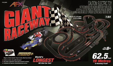 AFX Racing - Giant Raceway Set for HO Scale Slot Cars - Hobby Recreation Products
