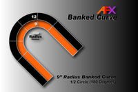 AFX Racing - Track, Banked Curve 9" Radius Set