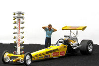 Atlantis Models - 1/24 Don Prudhomme Snake Rear Engine Dragster Plastic Model Kit - Hobby Recreation Products