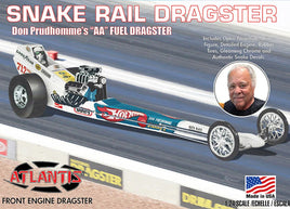 Atlantis Models - 1/24 Don the Snake Prudhomme Front Engine Dragster Plastic Kit - Hobby Recreation Products