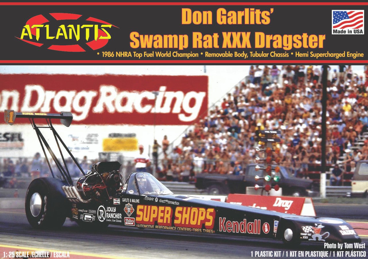 1/25 Don Garlits Swamp Rat XXX Dragster Plastic Model Kit| Hobby