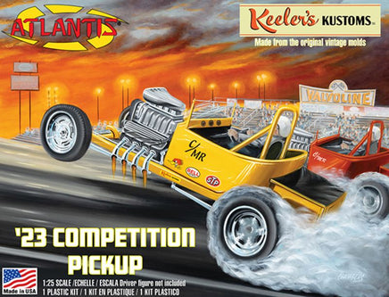 Atlantis Models - 1/25 Kellers Kustom's Competition T Roadster Pickup Plastic Model Kit - Hobby Recreation Products