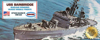 Atlantis Models - 1/600 USS Bainbridge Plastic Model Kit - Hobby Recreation Products
