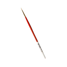 Atlas Brushes - Golden Taklon Brush, Size 1/0, 1 Brush - Hobby Recreation Products